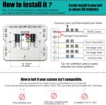 5-1-1 Day Programmable Thermostats for Home 1 Heat/ 1 Cool Conventional Single-Stage Systems - Image 5
