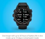 Garmin Descent™ Mk3i, Dive Computer and Multisport GPS Smartwatch, Air Integration, Black - Image 6