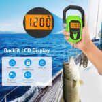 AMIR Digital Fishing Scale, 110lb/50kg Portable Luggage Scale, Electronic Fishing Scale with Lip Gripper, Digital Weight Scale with 38'' Tape Measure, Batteries Included - Image 4
