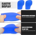 2 PCS Car Shift Knob Cover, Flexible Silicone Anti-Slip Scratch-Proof Dust-Proof Protector, Snug Fit Comfortable Handle Shift Cover with Opening Design, Universal for Automatic Cars (Blue) - Image 5