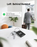 Wallet Tracker Card for Apple Find My, Rechargeable Bluetooth Tracker (iOS Only), IP68 Waterproof Key Finder Locator with Sound, Alternative to Air Tag Smart Card with Key Chain Hole (1 Pack) - Image 3