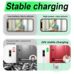 24 Volt Doorbell Transformer Power Supply for Ring Video Doorbell,C Wire Adapter,Compatible with Ring,Google Nest,WYZE, Eufy,Blink Video Doorbells(with Mounting Tool) - Image 3