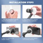 Magnetic Phone Holder Adapter for DJI Osmo Mobile 7/7P/6/5/4/SE, for MagSafe Quick-Release Mount - Compatible with DJI Osmo Mobile 7/7P/6/5/4/SE for Gimbal Stabilize Accessories - Image 6