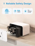 meross Smart Plug Mini Support Apple HomeKit, Siri, Alexa, App Control, Timer, 15A & Reliable Wi-Fi, No Hub Needed, 2.4G WiFi Only, 2 Pack - Image 7
