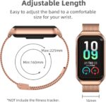 MIJOBS Metal Replacement Strap for Amazfit Band 7 - Compatible with Amazfit 7 Fitness Tracker - Image 7