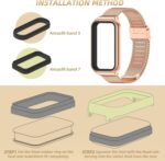 MIJOBS Metal Replacement Strap for Amazfit Band 7 - Compatible with Amazfit 7 Fitness Tracker - Image 8