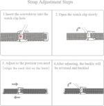 MIJOBS Metal Replacement Strap for Amazfit Band 7 - Compatible with Amazfit 7 Fitness Tracker - Image 10