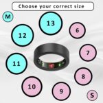 Ring Protector for Oura Ring Gen 3 - Anti-Scratch Silicone Cover - Durable Oura Ring Gen 3 Protection for Men and Women (S Translucent and Black) - Image 3