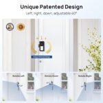 Ring Doorbell Mount No Drill: Blink DoorBell Camera Adjustable Angle Holder - Anti Theft Video Door Bell Mounting Bracket Door Security Apartment Essentials - Image 3