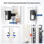 Ring Doorbell Mount No Drill: Blink DoorBell Camera Adjustable Angle Holder - Anti Theft Video Door Bell Mounting Bracket Door Security Apartment Essentials - Image 8