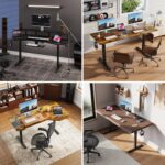 Dual Motor Electric Standing Desk Frame for Home Office Height and Length Adjustable Sit Stand Desk Legs Ergonomic Stand Up Desk Frame with 350lbs Powerful Motor & 3 Memory Settings (Black) - Image 10