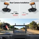 1080P 7" Wireless RV Backup Camera System, Compatible with Furrion Pre-Wired RV Truck Trailer, DVR Monitor & IR Night Vision Rear View Camera, IP69K Waterproof, Adjustable Parking lines, BW7 - Image 8