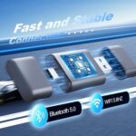 2 in 1 Mini Android Auto and Wireless CarPlay Adapter Convert Factory Wired to Wireless Dongle, Compact Size USB CarPlay Wireles Stick AAndroid Auto Adapter for iOS 12+/Android No Delay - Image 5