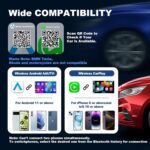 2 in 1 Mini Android Auto and Wireless CarPlay Adapter Convert Factory Wired to Wireless Dongle, Compact Size USB CarPlay Wireles Stick AAndroid Auto Adapter for iOS 12+/Android No Delay - Image 6