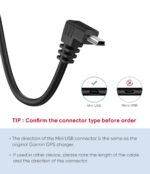 Pixelman Shielded 90 Mini USB Charger Cable, 6.5ft for Garmin GPS: Nuvi, Drivesmart, Zumo Xt - Image 7