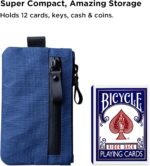 ALPAKA Zip Pouch Ocean Blue X-Pac - RFID-Blocking Small Cash and Card Zip Wallet with Carbon Neutral, Weatherproof Fabrics, YKK Zipper, EDC Pouch for Men Travel - Image 3
