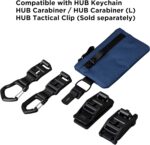 ALPAKA Zip Pouch Ocean Blue X-Pac - RFID-Blocking Small Cash and Card Zip Wallet with Carbon Neutral, Weatherproof Fabrics, YKK Zipper, EDC Pouch for Men Travel - Image 6