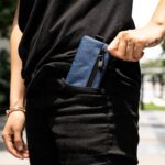 ALPAKA Zip Pouch Ocean Blue X-Pac - RFID-Blocking Small Cash and Card Zip Wallet with Carbon Neutral, Weatherproof Fabrics, YKK Zipper, EDC Pouch for Men Travel - Image 7