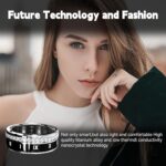 Smart Ring Fitness Tracker Ring - Health Sleep Heart Rate Blood Oxygen Blood Pressure Tracker,Fashionable Diamond Style,IP68, Compatible with iOS,Android, Remote Photograph, Family Care(9#) - Image 6