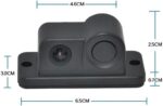 Waterproof 2 in 1 HD 170 Degree Wide Viewing Angle Car Reverse Backup Rear View Camera with Built-in Radar Parking Sensor - Image 3