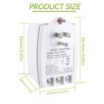16.5V 1810mA Plug in Thermostat and Doorbell Transformer 16.5 Volt Transformer with PTC Fuse Compatible with Nest, Ecobee, Sensi and Honeywell Thermostat and All Versions of Ring Doorbell - Image 3