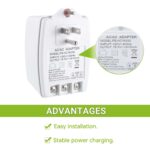 16.5V 1810mA Plug in Thermostat and Doorbell Transformer 16.5 Volt Transformer with PTC Fuse Compatible with Nest, Ecobee, Sensi and Honeywell Thermostat and All Versions of Ring Doorbell - Image 4
