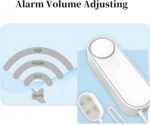 Lancoon WiFi Water Leak Detector with App Alerts Adjustable 100dB Alarm Smart Home Device with 6.5 Feet Detection Line for Basement Bathroom Pool Aquarium - Image 5