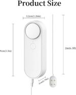 Lancoon WiFi Water Leak Detector with App Alerts Adjustable 100dB Alarm Smart Home Device with 6.5 Feet Detection Line for Basement Bathroom Pool Aquarium - Image 8