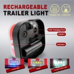 Agrieyes Halo Wireless Trailer Lights, 2 Mounting Options Magnetic Trailer Light for Towing, Portable LED Tow Lights Kit for Trucks, Boat, RV - Image 4