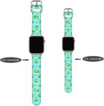 Compatible With Butterfly Apple Watch 38/40/41/42/44/45mm For Women Men,Soft Silicone Sport Animal Gifts Decorations Replacement Wristband Band For Iwatch Series 8 7 6 5 4 3 2 1 SE. - Image 3
