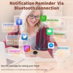 GADIXY Smart Watches for Women(Make/Answer Call) with Diamond:1.32" Fitness Tracker for Heart Rate/Blood Pressure/SpO2/Sleep Monitor,Digital Running Watch for Women Android/iOS,3 Strips - Image 5