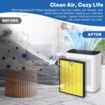 Vital 200S Air Filter Replacement, 3-in-1 Replacement Filter for LEVOIT Vital 200S and 200S-P Air Purifier, Hepa H13 Activated Carbon Air Purifie Pre-Filter, 1 PC, Yellow - Image 9