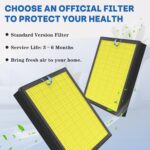 Vital 200S Air Filter Replacement, 3-in-1 Replacement Filter for LEVOIT Vital 200S and 200S-P Air Purifier, Hepa H13 Activated Carbon Air Purifie Pre-Filter, 1 PC, Yellow - Image 10