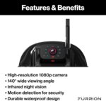 Furrion Vision S+ RV Backup Camera System – Sharkfin Wireless Camera, 1080p HD, 140° Wide-Angle, Infrared Night Vision, Motion Detection, Waterproof, Monitor Not Included – FCNFDTASF - Image 4