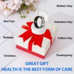 Smart Ring Health Tracker with Free Subscription, Fitness Sleep Heart Rate Blood Oxygen Tracking Ring with Charging Case,Great Gift for Women & Men,Silver - Image 7
