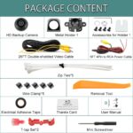 HD Backup/Front/Side View Camera, GreenYi AHD 720P Reverse Rear Cam for Car, SUV, RV, Trailer, Camper, Van, Pickup, Metal Shell, Adjustable Fisheye Lens, 170 Degrees Viewing Angle(Black) - Image 4