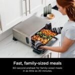 Ninja SP201 Digital Air Fry Pro Countertop 8-in-1 Oven with Extended Height, XL Capacity, Flip Up & Away Capability for Storage Space, with Air Fry Basket, Wire Rack & Crumb Tray, Silver - Image 4