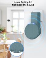 Maxonar Wall Mount, Ech0 P0p Wall Mount Speaker Holder No Screws and Drill Needed Cable Hidden Storage Compatible with Google Nest, Ech0 P0p- Green - Image 3