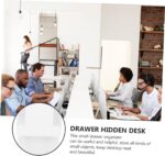 1Set Creative Hidden Storage Drawer Organizer Tray Self Adhesive Under Desk Material for Living Room Bedroom Kitchen Dining Room and More - Image 5