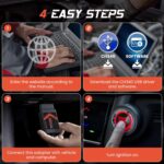 ELM327 OBD2 Adapter Compatible with F150 F250 and More, for MS/HS CAN Automatically Switch, OBDII Diagnostic Scanner via USB for Windows only - Image 7