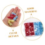 200pcs Insulated Nylon Spade Connectors Kit Quick Disconnect Electrical Terminals for Efficient Wiring Assembly and Space Saving Cable Management - Image 4