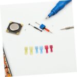 200pcs Insulated Nylon Spade Connectors Kit Quick Disconnect Electrical Terminals for Efficient Wiring Assembly and Space Saving Cable Management - Image 8