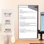 MSI PRO MT81D - Premium Aluminum Dual Monitor Stand Arms, Supports 17-32" & 17.6 lbs per Screen, VESA Compatible, Adjustable Desk Mount, Clamp & Grommet Base, Quick Release Plate - Black - Image 5