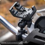 TUSITA Motorcycle GPS Mount Compatible with Garmin Montana, Zumo XT GPS - Handlebar Base with Double Socket arm - Image 5