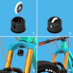 Elevation Lab TagVault™ AirTag Mountain Bike (2 Pack) - The Hidden AirTag Fork Mount | for Tapered Head Tubes | Anti-Theft, Ultra-Secure - Image 4