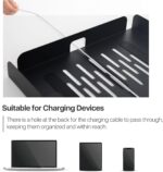 Clamp on Under Desk Shelf Drawer Storage of Workspace Organizers Desktop Storage Table Extender Standing Desk Accessories for Office Home - Image 8