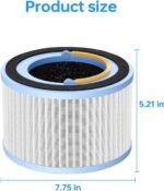 1 Pack for Sprout Filter Replacement,Efficiency 3-In-1, H13 True, Compatible with LEVOIT Sprout Air Puri-fier filter replacement。 - Image 4
