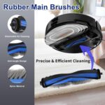 22 PCS Accessories for ECOVACS DEEBOT N30 Omni/ N30 PRO OMNI Robot Vacuum, Replacement Parts Dual Main Brush, Side Brush, Filter, Mop Pad, Dust Bag - Image 3