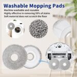 22 PCS Accessories for ECOVACS DEEBOT N30 Omni/ N30 PRO OMNI Robot Vacuum, Replacement Parts Dual Main Brush, Side Brush, Filter, Mop Pad, Dust Bag - Image 6