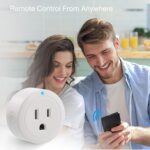 Smart Plug, Wi-Fi Outlet Compatible with Alexa, Google Home & IFTTT, Remote Control & Timer Function, No Hub Required, 2.4GHz WiFi Only - Image 5